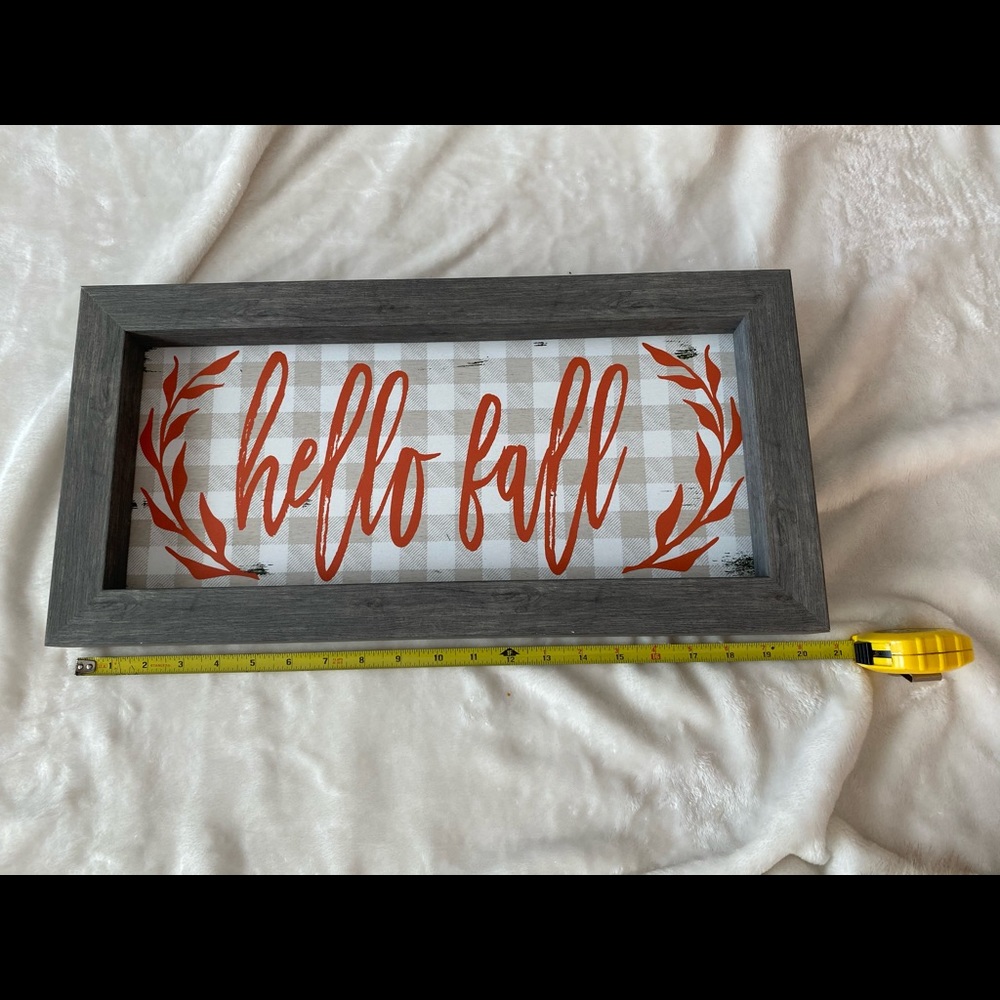 Hello fall sign - Picture 4 of 5